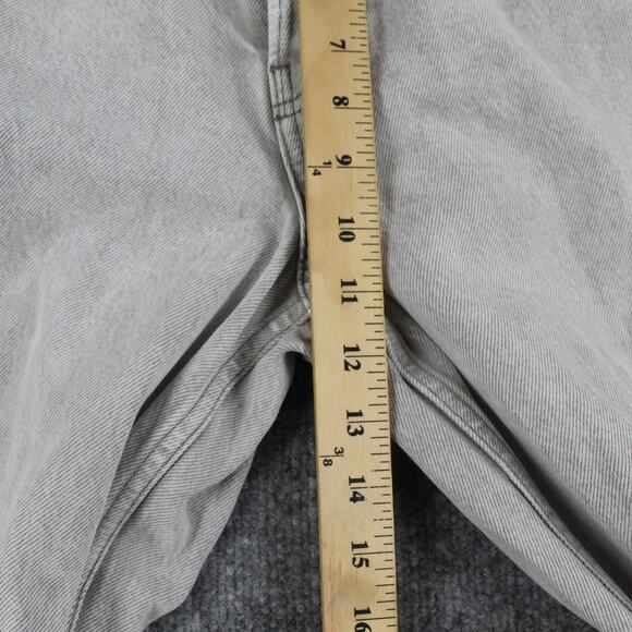 Rag Bone Jeans Womens 27 Maya High Rise Shorty Wide Leg Dust Gray Denim Casual - Picture 12 of 16